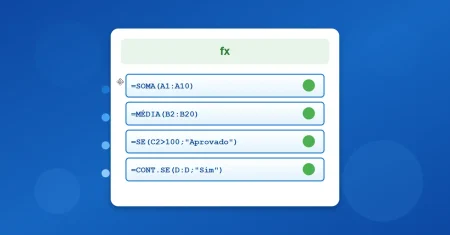 Quais são as Fórmulas Essenciais do Excel que Todo Iniciante Precisa Saber?